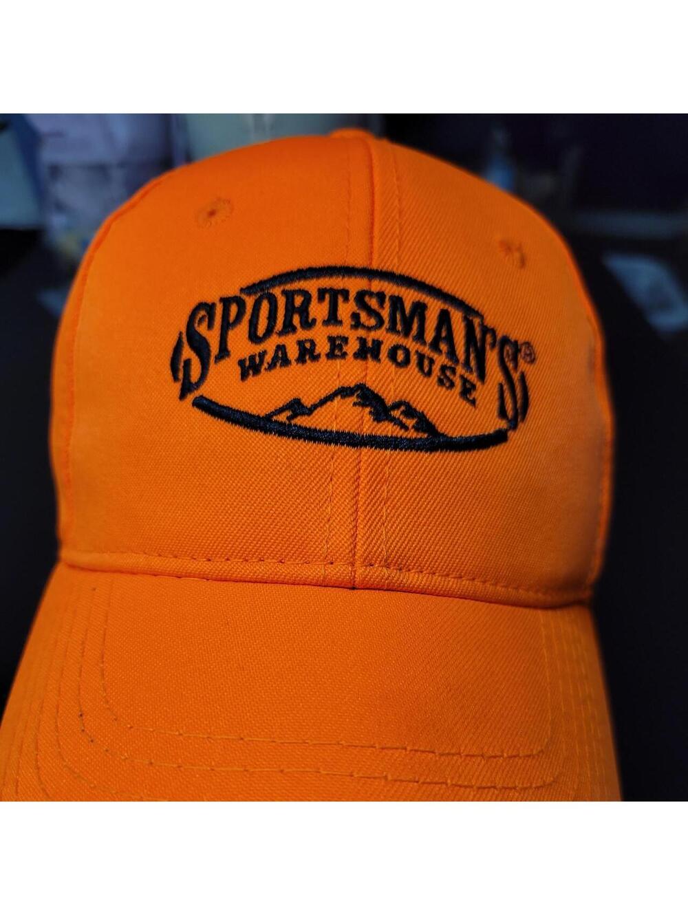 Warehouse Men's Orange and Black Hat